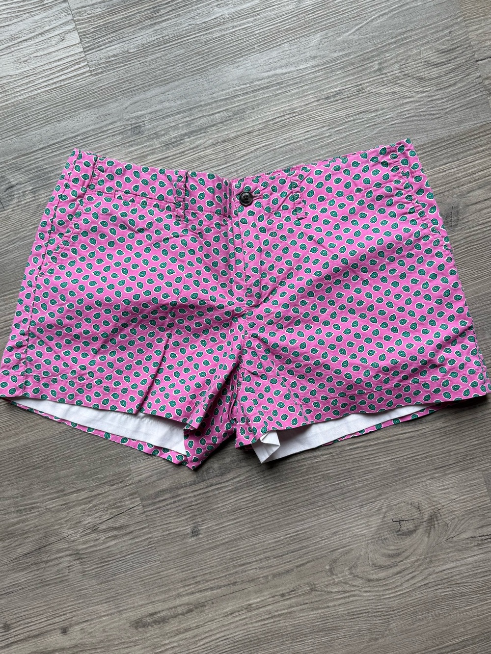 Ralph Lauren Sport Pink Floral Print Shorts Women’s Size 4 Preppy Golf Coastal